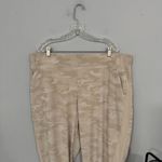 Athleta NWOT  Beige Cream Camo Pull On Pants Joggers Women's Plus Size 22 Pockets Photo 2
