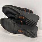 Coldwater Creek  Black Leather Heeled Clogs Mules Size 9.5 Photo 2