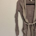 BKE  tan cardigan sweater sz M comfy cozy fall winter preppy business casual Photo 4