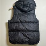 Coach Women’s Black Leopard Print Puffer Vest Size Large Photo 5