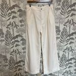 Madewell  The Harlow Wide Leg trouser Jean cream ivory off-white denim 29 Photo 1