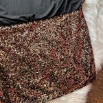 Bebe Black Blouson Sequined Mini Dress Photo 7