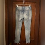 Driftwood  Jackie Floral Embroidery Cropped Jeans Size 27 Photo 2