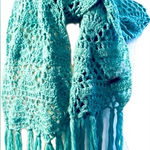 prAna -  crochet  hand knit Scarf Photo 0