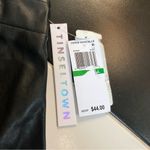 Tinseltown NWT Faux Leather Skirtalls Dress Black Wet Look Overalls Jumper Retro Photo 13