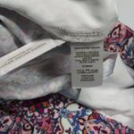 Loft Mosaic Floral Patterned Cropped Wide Leg Pull On Pants Vacation Size M Photo 5