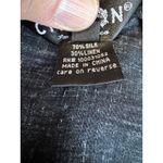 Citron Santa Monica Silk Linen Blouse with Black with dragon floral motif (S) Photo 4