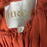 Anthropologie Thread social  strapless burnt‎ orange midi dress size 6 vacation Photo 4