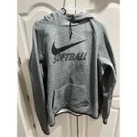 Nike Dri-Fit SOFTBALL Hoodie - Womens XL - Gray - Thumbholes Photo 3