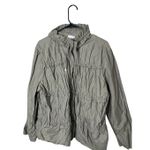 Chico's ‎ size XL olive colored crinkled Jacket Photo 2