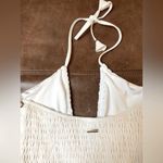 Victoria's Secret  Ensenada Smocked Scrunch Lace-Up Halter One-Piece Photo 5