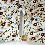 Faithfull the Brand Sidonie Floral Aurelia Cream Floral Mini Dress Size 4 Photo 7