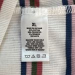 Aeropostale Shirt Junior XL White Pink Stripe Seriously Soft Off Shoulder Casual Photo 6