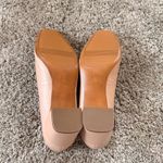 Naturalizer NWOB Warner Square Toe Block Heel Pumps Leather Peach Size 11 Career Photo 5