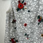 Anthropologie  Maeve Macie lace embroidered beaded sleeveless top▪️size 0 Photo 4