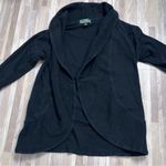 Ralph Lauren  Active Black Open Front Cotton Cardigan Women's Size Small Photo 8