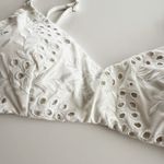 Seafolly [ Australia] White Eyelet Embroidered Costa Bella Bikini Top NWT US 10 Photo 5
