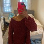 Burgundy Sweater Red Photo 2