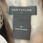 Ann Taylor  Halter High Neck Linen Blend Dress Sz 10 Photo 4