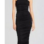 NWT Ser.o.ya Martha Strapless Midi Dress Black Sz XS $295 Photo 0