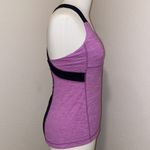 Lululemon  Push Your Limits Tank in Heathered Ultra Violet / Black Photo 2