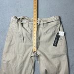 Willi Smith  Pants Womens 8 Tan Tapered Capri Wide Leg Cotton Summer Vacation NEW Photo 3