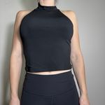 None Urban Rebel High Neck Black Tank Top Size Large Photo 0