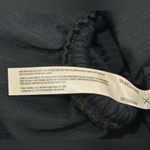 Free People  Movement Hot Tip Layer Crop Top Long Sleeve Ruched Black Large Yoga Photo 10