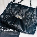 B Makowsky Leather Handbag with dust bag NWOT Photo 1