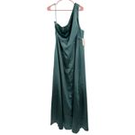 Birdy Grey Kira Satin Dress Size 1X Sea Glass NWT Bridesmaid Wedding Gown Formal Photo 1