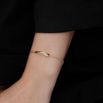 Boutique Bead Ball‎ Bracelet | Yellow Gold Plated Sterling Silver Photo 6