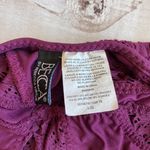 BECCA by Rebecca virtue Becca Purple Strappy Crochet Lace One Piece Swimsuit Sz L Photo 5