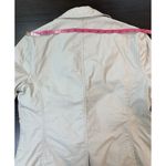 LL Bean Blazer Womens Size‎ 8 Button Front Neutral Beige Career Business Jacket Tan Photo 13