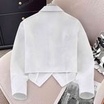 White Western Shirt with Brown Tie Size undefined Photo 1