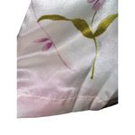 Private Luxuries Vintage Satin Robe Women Sm Floral Tulip Sleeve Pink Watercolor Photo 7