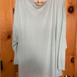 Target Green Oversized Long Sleeve Blouse Photo 3