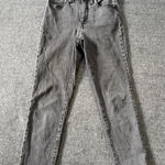 Madewell  Curvy Perfect Vintage Jeans Women's 28 Faded Black Denim Textured Photo 0