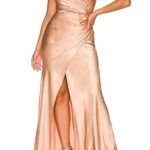 Shona joy NWT La Lune Cross Draped Maxi Dress in Desert Rose Photo 2