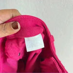 Lila Ryan  Crop Jeans Women's Size 31 Solid Cuffed Berry Pink Barbie Core Capsule Photo 5