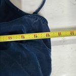 Old Navy velour smocked back Midi Dress navy blue stretch XL party layering Photo 9