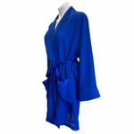 Victoria's Secret VICTORIA’S SECRET Vintage Gold Label Semi Sheer Royal Blue Kimono Robe Size S Photo 1
