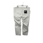 Silver Jeans Crop Pants Womens 20W NEW Off White Straight Raw Hem L27 Photo 1
