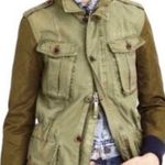 J.Crew Quilted Sleeve Boyfriend Fatigue Field Utility Jacket, XS Photo 0