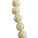 Vintage Short White Pearl Necklace Hook Closure Formal Preppy Necklace Photo 1