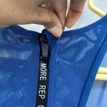 Zyia  Active All Star Bra Teal Blue athletic exercise workout sports bra sz M Photo 2