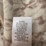 J.Jill  Women’s Ivory/Brown Butterfly Long Sleeve Knit Shirt Small Photo 5