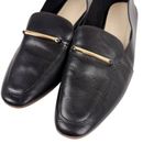 Woolworths Black Leather Horsebit Loafers Size 8 Photo 7