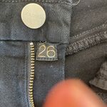 GOLDSIGN Virtual Mid Rise Skinny Ankle Jeans in Black Size 26 Inseam 26" Photo 4