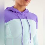 Lululemon  Runbeam Hoodie Aquamarine / Power Purple Photo 0