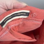 Anthropologie Daughters Of the Liberation Womens Skirt 4 Coral Orange Tie Waist Photo 5